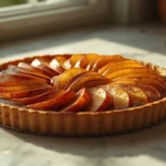 tarte aux pommes et chocolat