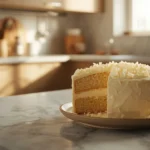 Gâteau au chocolat blanc