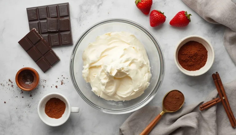Mascarpone et chocolat en cuisine