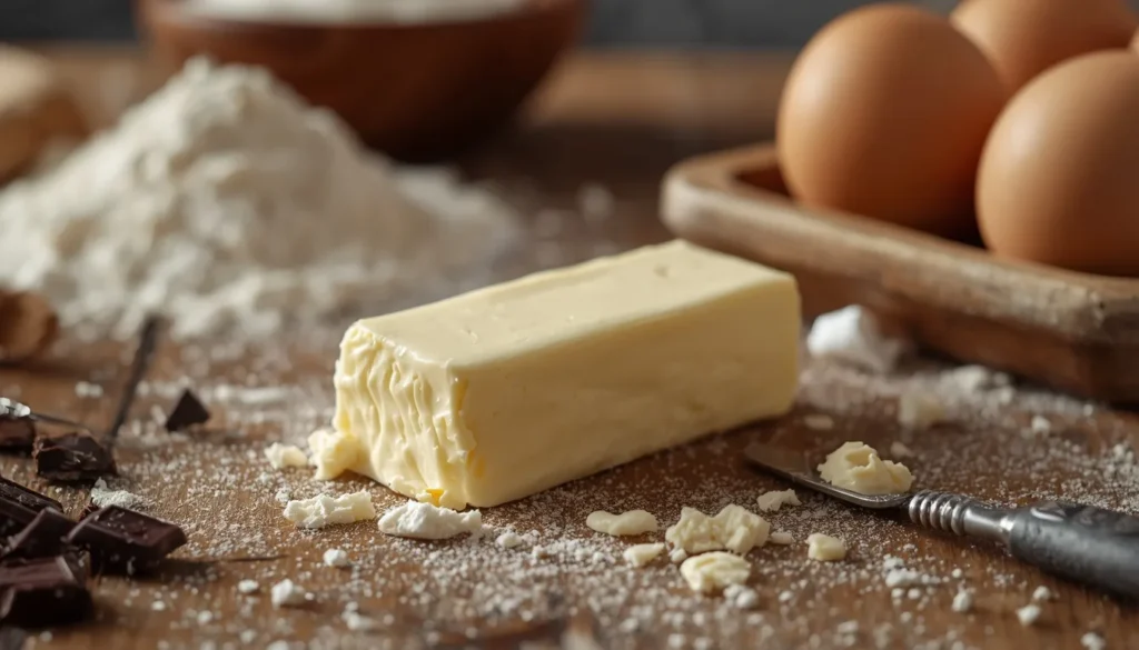 Beurre doux en pâtisserie