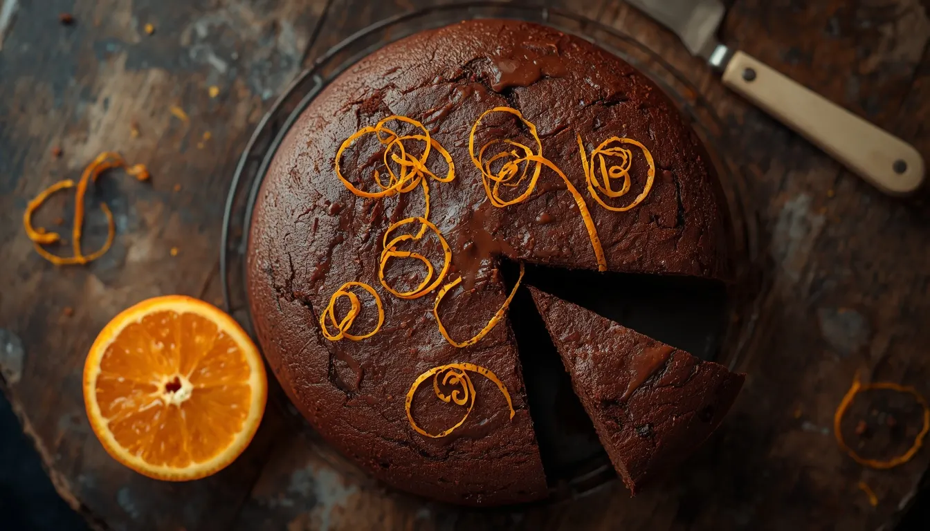 Gâteau Chocolat Orange
